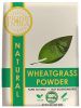 Pride Of India - Natural Wheatgrass Powder - Half Pound (8oz - 227gm) Vegan Antioxidant Rich Powerful Superfood - Instantly mixes into Juices